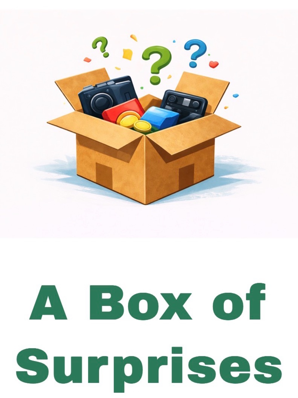 Mystery Box of Assorted Items - Home, Games, Office, Linens, Wall Art, more